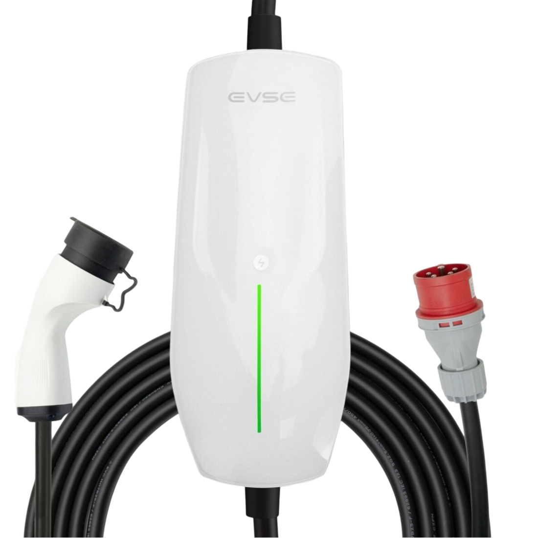 Charging cable 11kW - P60 model with 5m cable - Wissenergy