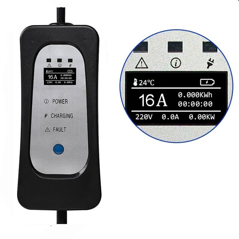 Charging cable 220V - Type 2 , 10m ( 16A, 1 Phase 3,3 kW)