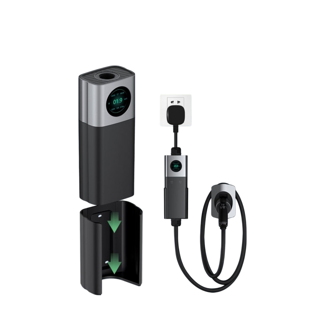 Charging cable 220V - Type 2 ( 16A, 1 phase 3,3 kW) with Wi-Fi function