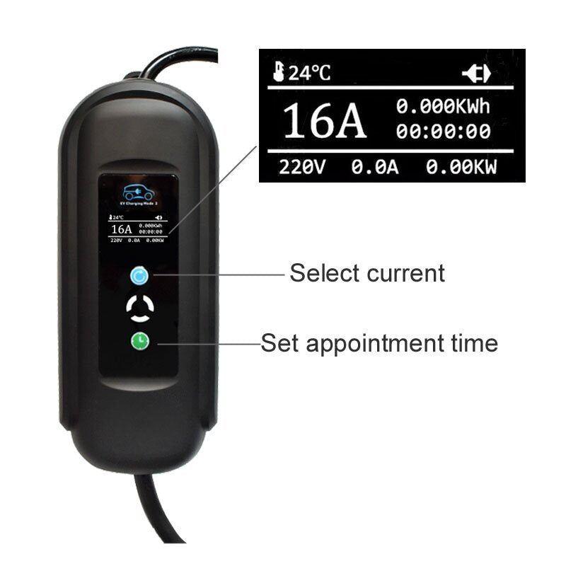 Charging cable 480 V - Type 2 ( 16A, 3 phases 11 kW)