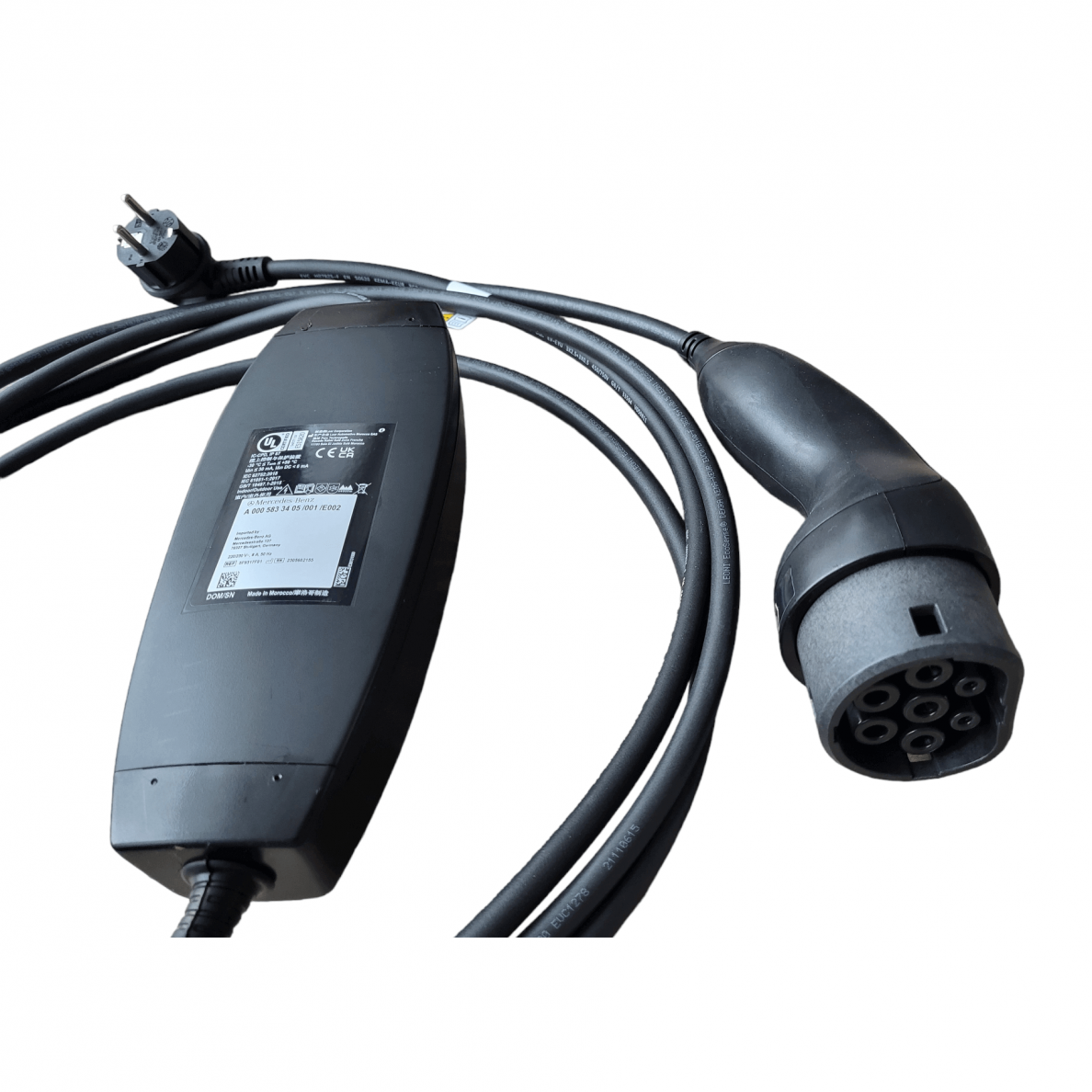 Charging cable Mercedes-Benz 220V - Type 2, 8 A