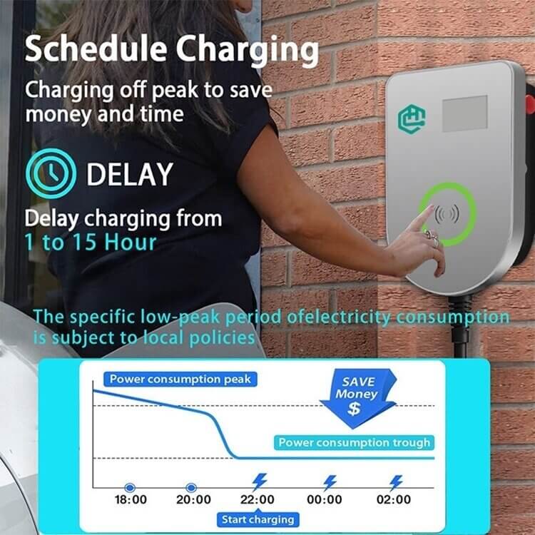 Charging station 22 kW HCAC-NH104 with app or card