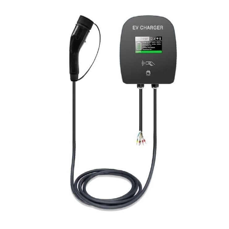 HYSUN Wallbox charging station with type 2 cable, 5m, OCPP protocol