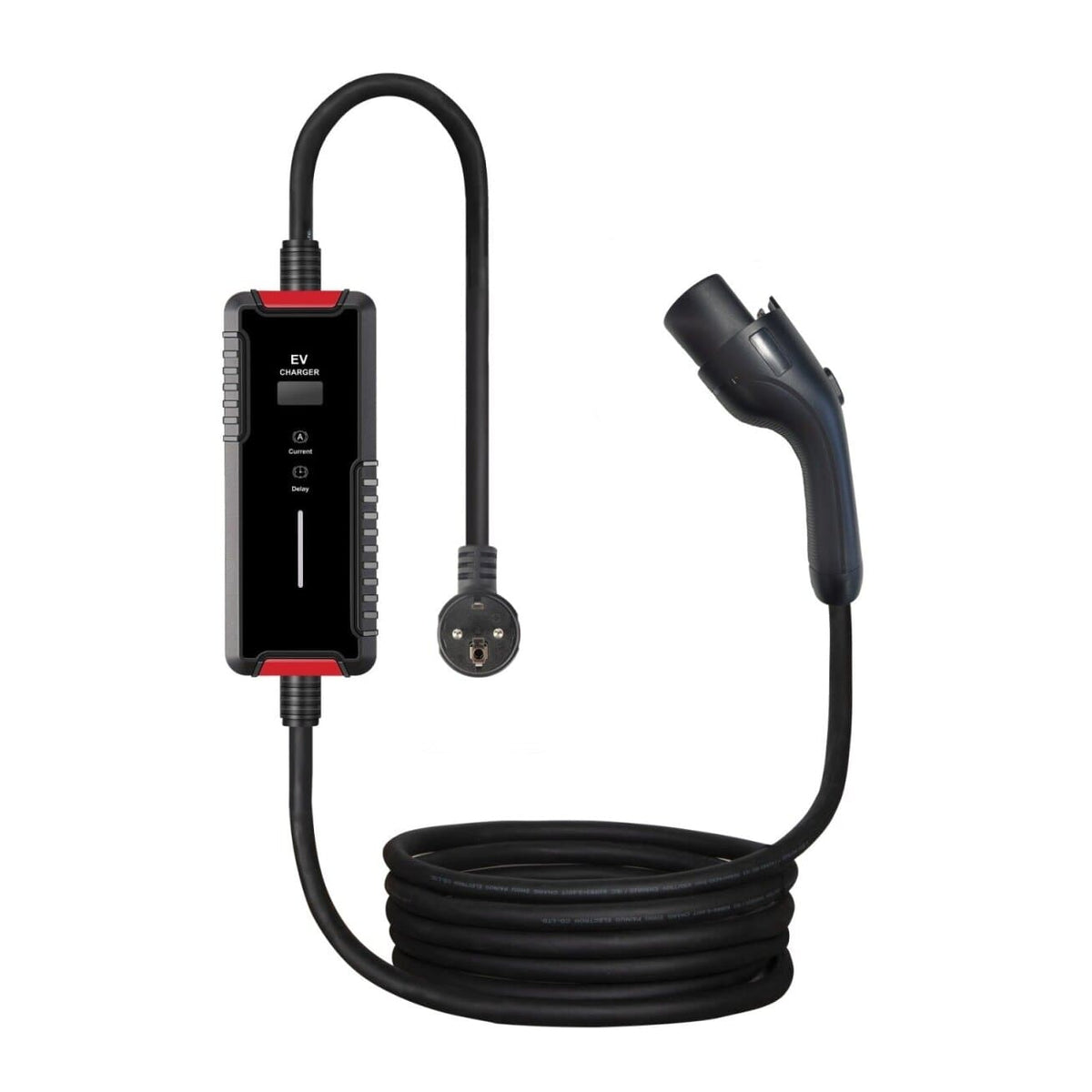 evchargershop Charging cable Charging cable 220V - GBT for Chinese electric vehicles, 5m ( 16A, 1 Phase 3,3 kW)