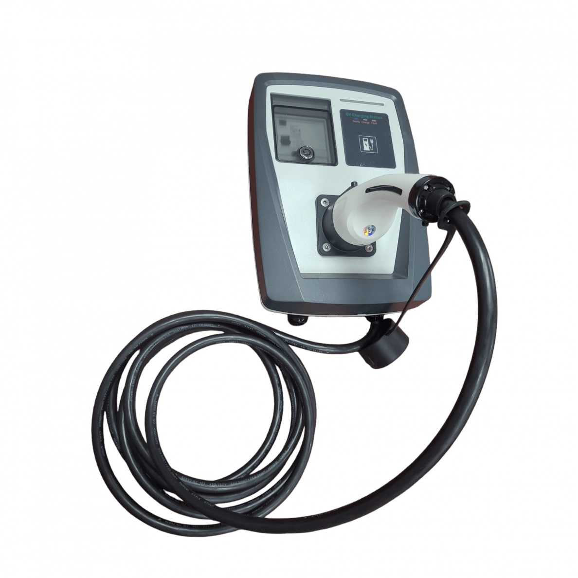 Charging station 3 phase , 22 Kw with type 2 cable 5m + balance power regulation
