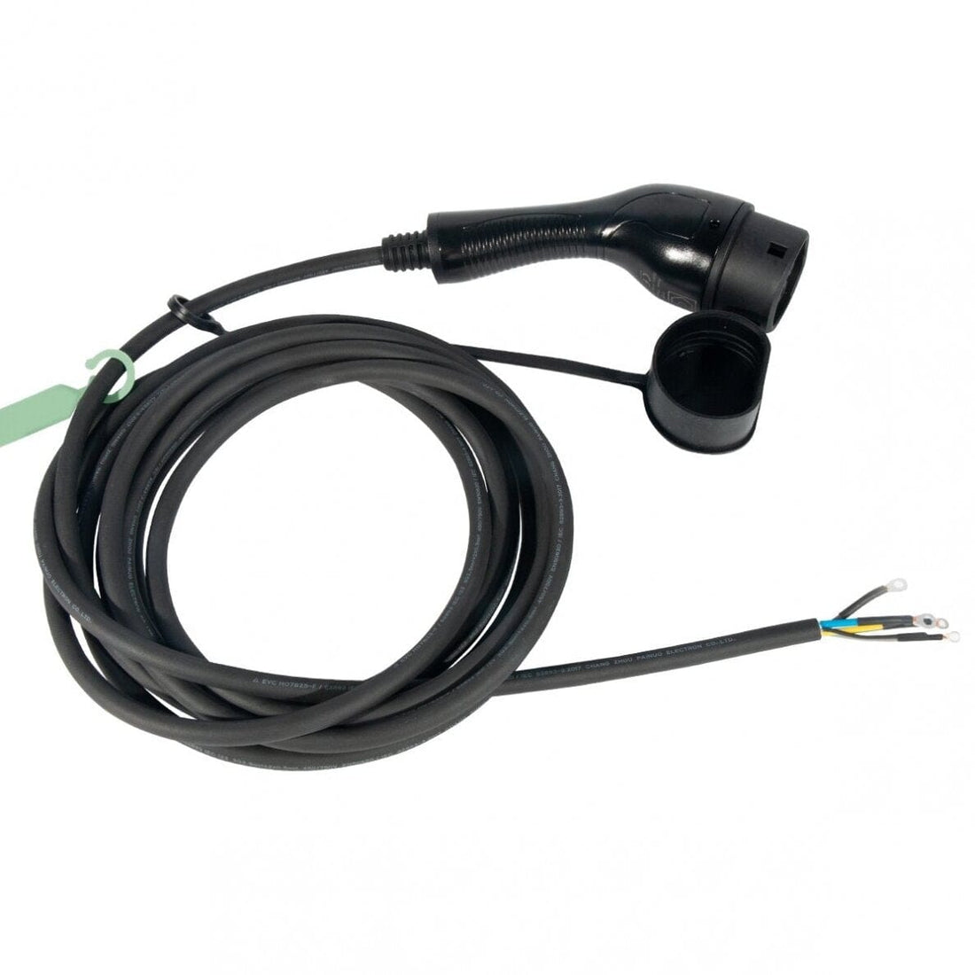 Replacement cable for EV charging station Type 2, 32A, 1 phase, 5m, 7kW