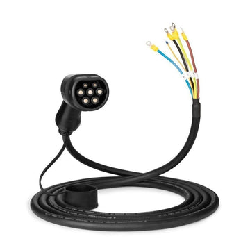 evchargershop Charging cable Replacement cable for EV charging station Type 2, 32A, 1 phase, 5m, 7kW