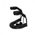 Spiral charging cable Type 2 - Type 2 (32A 3 Phases 22 kW)