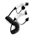 evchargershop Spiral charging cable Spiral charging cable Type 2 - Type 1 - ( 32A, 1 phase, 6,6KW )
