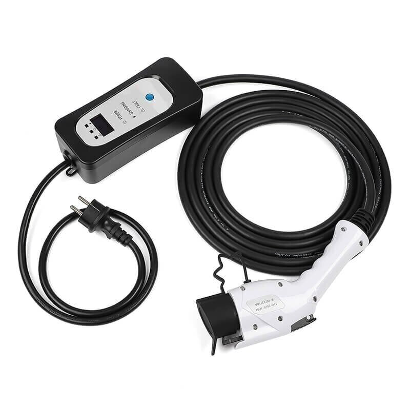 Used charging cable 220V- type 1 - 16a, 3.3 kW - 10m long