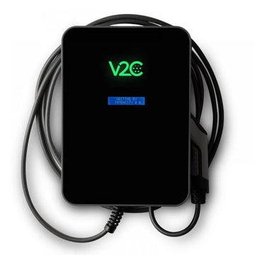 V2C Trydan charging station 22kW with display, 3 phase, Type 2 cable (5m), dynamic balancing